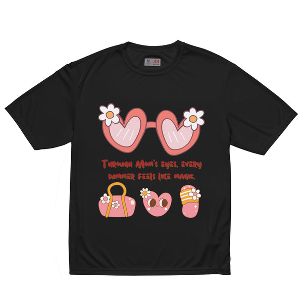 Magical Summer Graphic Tee for Mom - Black - T-Shirt