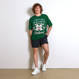 Bunny Love Workout Shirt for Husband - Forest Green - Crewneck T-shirts