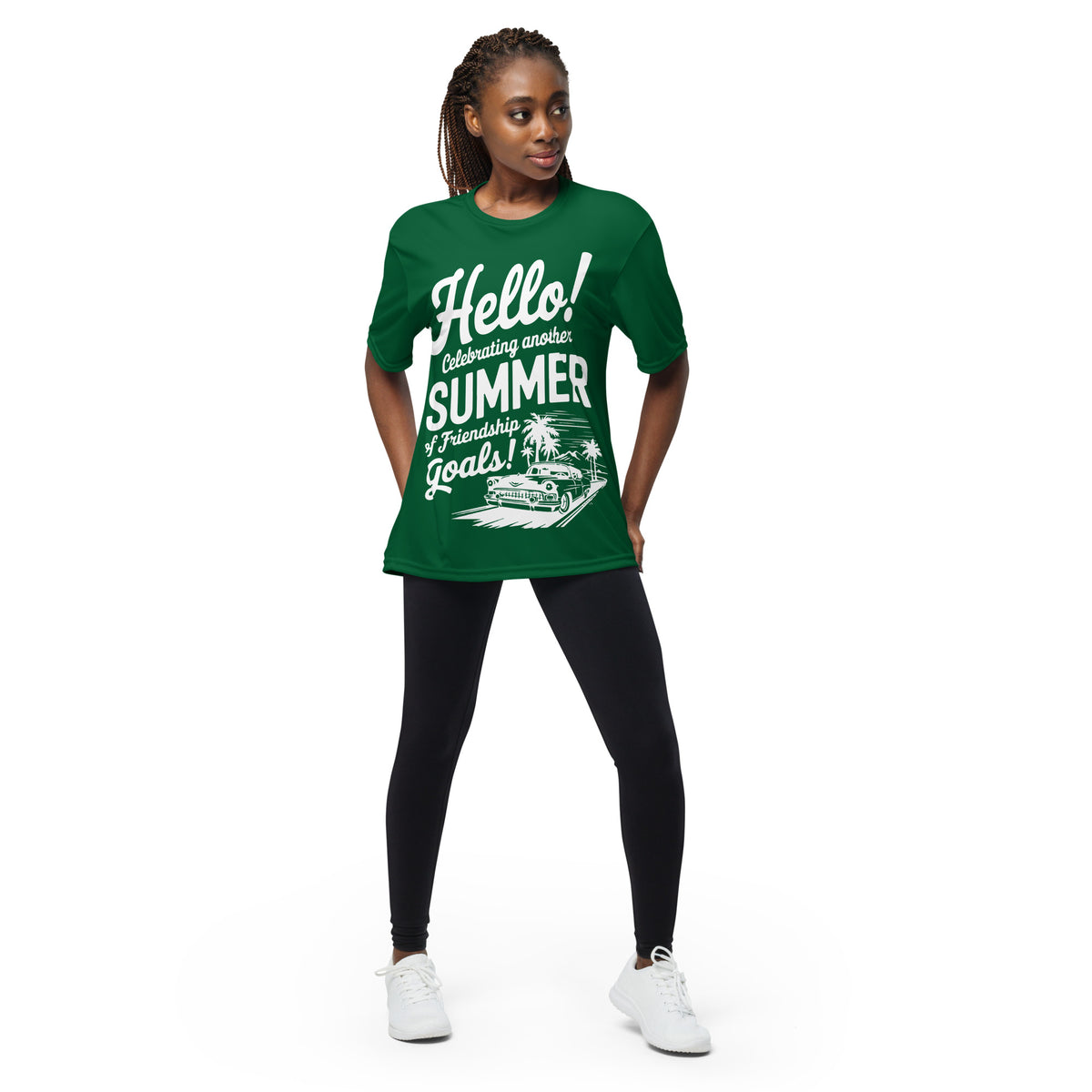 Tropic Bestie Graphic Tee – Summer Gift - - T-shirt