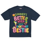 Summer Bonding Graphic Tee for Bestie - Navy - T-shirt