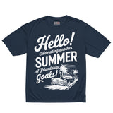 Tropic Bestie Graphic Tee – Summer Gift - Navy - T-shirt