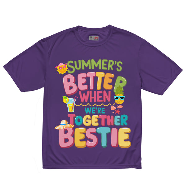 Summer Bonding Graphic Tee for Bestie - Purple - T-shirt