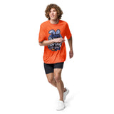 Spring Love Blooms Tee for Husband - Safety Orange - Crewneck T-shirts