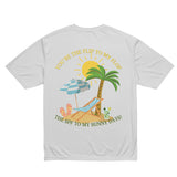 Summer Vibes Performance Tee for Best Friends - Silver - T-Shirt