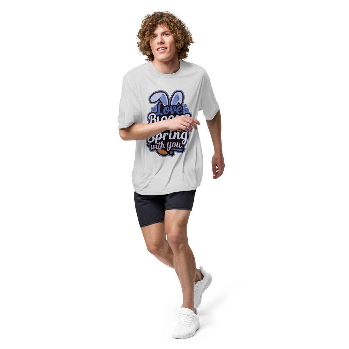 Spring Love Blooms Tee for Husband - Silver - Crewneck T-shirts