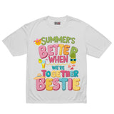 Summer Bonding Graphic Tee for Bestie - Silver - T-shirt
