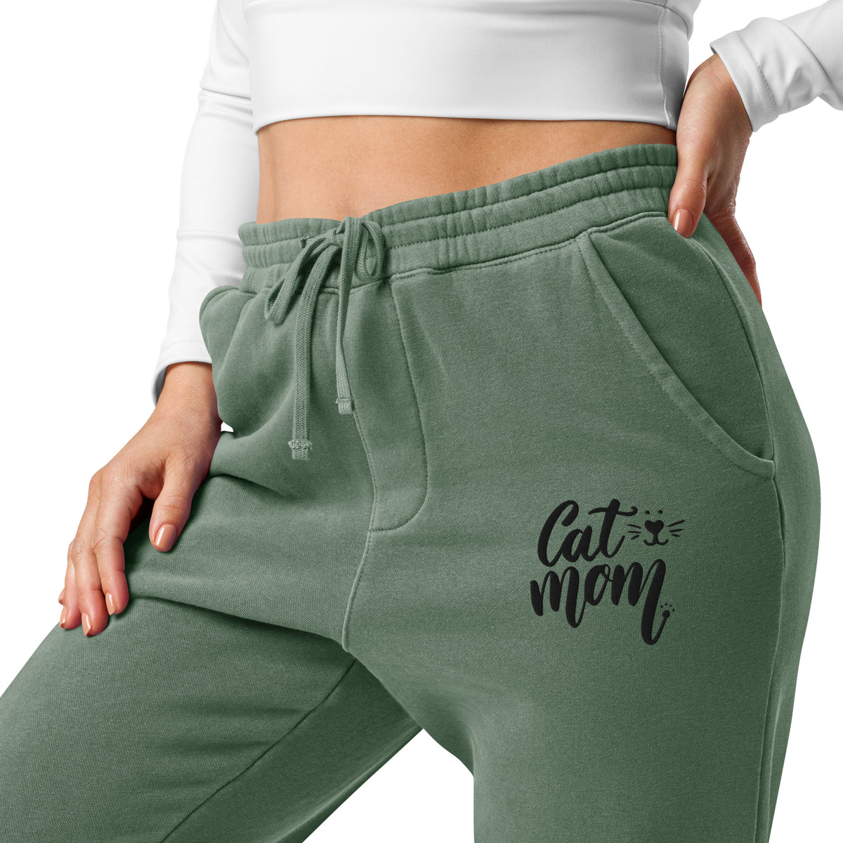 Cozy Cat Mom - Stylish Sweatpants for Pet Lovers - - Pants