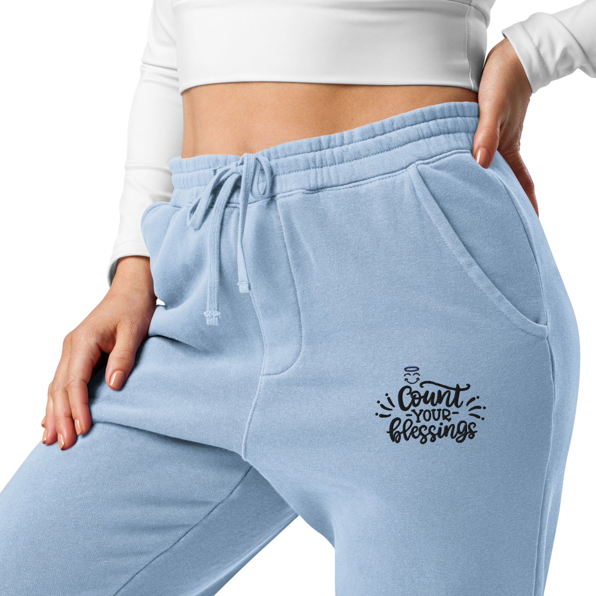 Blessed in Comfort - Count Your Blessings Sweatpants - - Pants