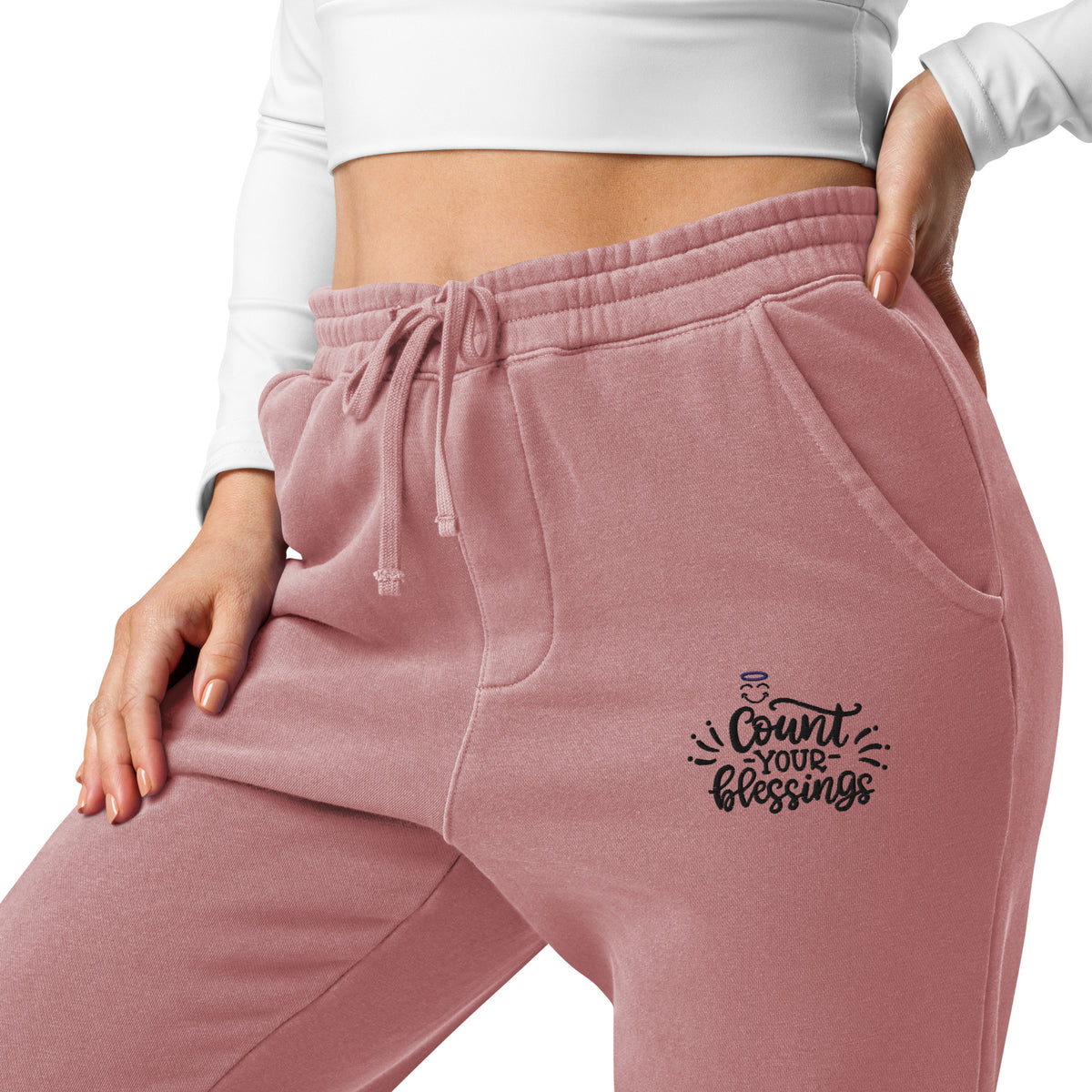 Blessed in Comfort - Count Your Blessings Sweatpants - - Pants