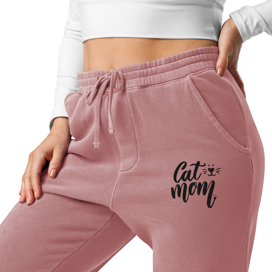 Cat Mom Cozy – Giftable Sweatpants by Giftomory - - Pants