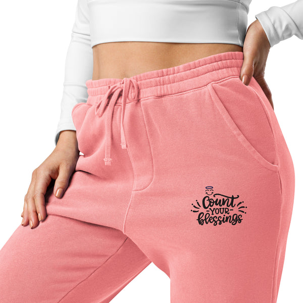 Blessed in Comfort - Count Your Blessings Sweatpants - - Pants