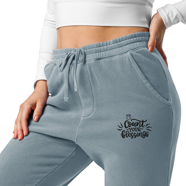 Blessed in Comfort - Count Your Blessings Sweatpants - - Pants