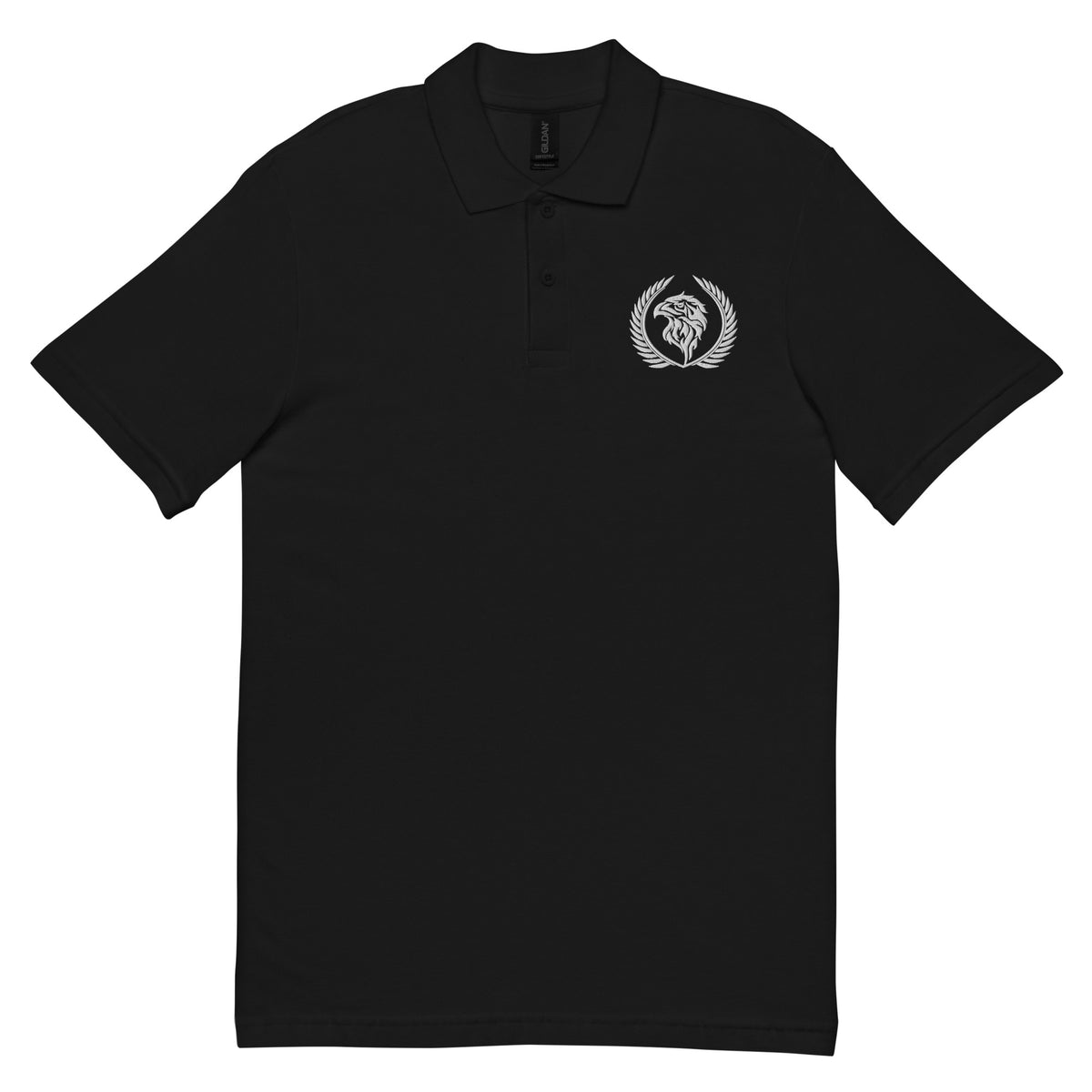 Embrace Freedom - Eagle Symbolism in Our Premium Polo Shirt - Black - Polo Shirts