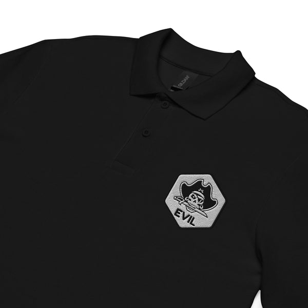 Evil Pirate Polo - Adventure Awaits - - Polo Shirts