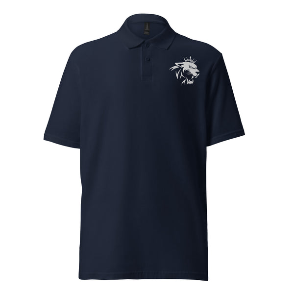 Roar of Memories - Unleash Strength with Our Lion Polo - Navy - Polo Shirts