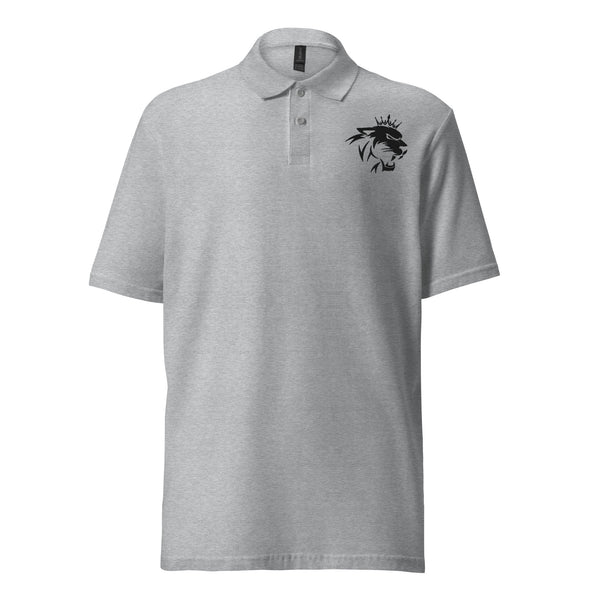 Roar of Memories - Unleash Strength with Our Lion Polo - Sport Grey - Polo Shirts