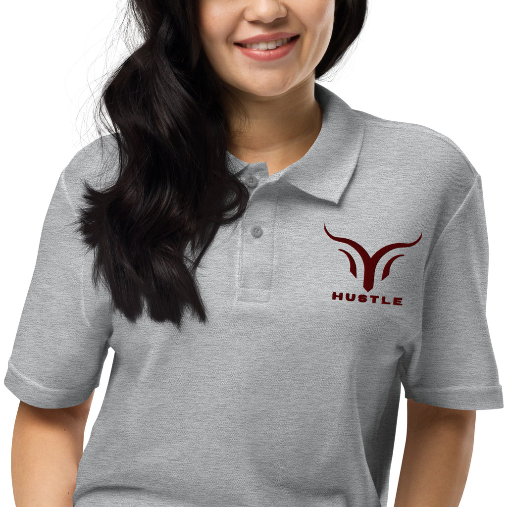 Elevate Your Hustle - Iconic Inspiration on Cotton Polo Shirt - - Polo Shirts