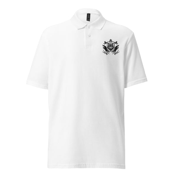 Embrace the Wild - Wolf Symbol Performance Polo - - Polo Shirts