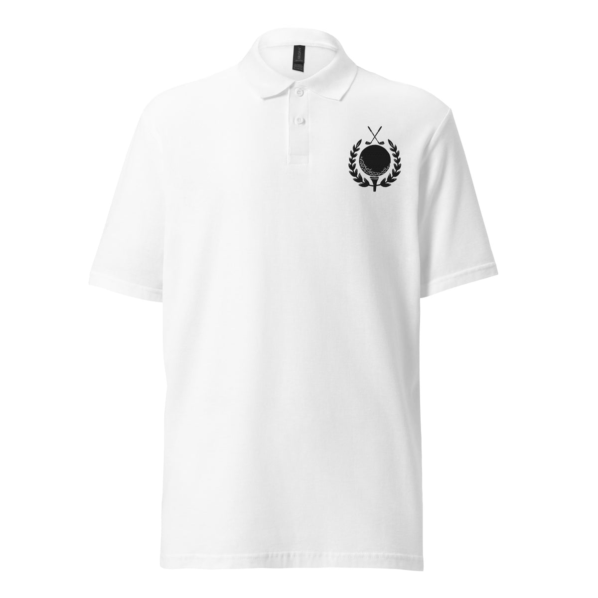 Victory on Course - Laurel and Clubs Polo - - Polo Shirts