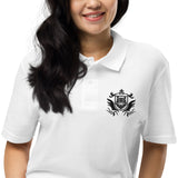 Embrace the Wild - Wolf Symbol Performance Polo - - Polo Shirts