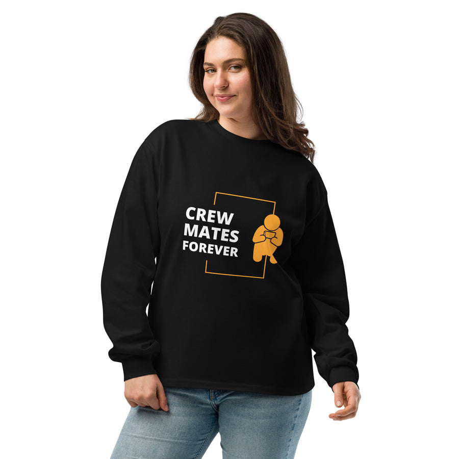 Crew Mates Forever - The Ultimate Gamer’s Long Sleeve Shirt - Black - Long Sleeve Shirt