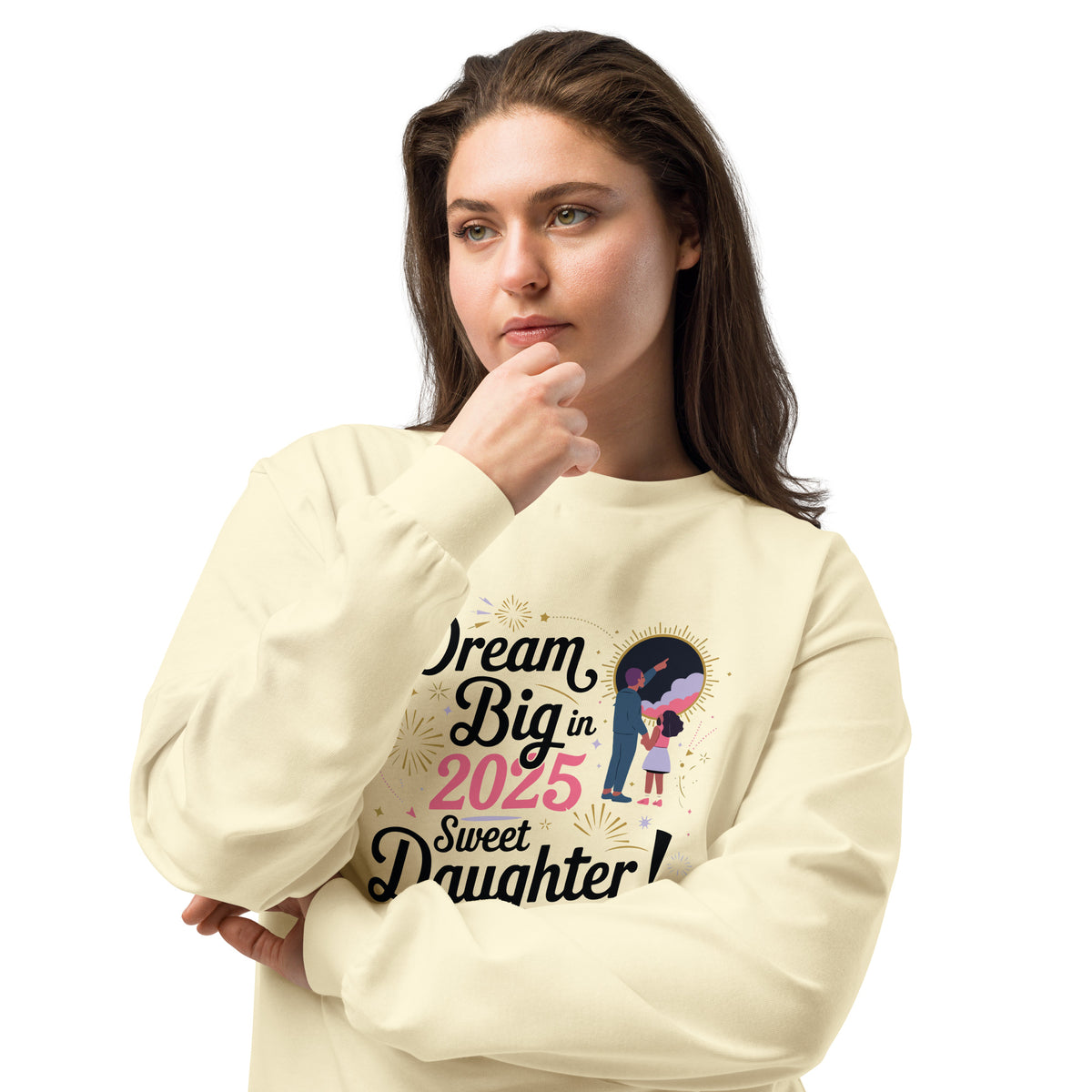Dream Big in 2025 - A Heartfelt Gift for Daughters - - Long Sleeve Shirt