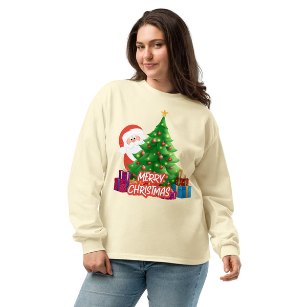 Merry & Bright - Santa’s Holiday Cheer Shirt - Butter - Hoodies