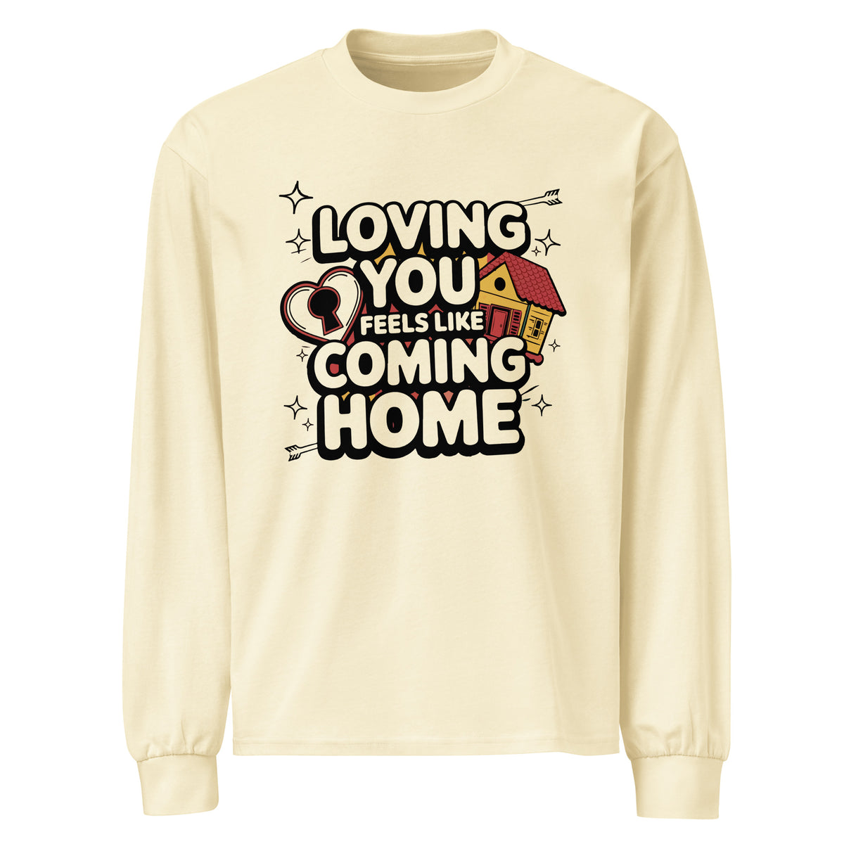 The Key to My Heart - Cozy Long Sleeve - - Long Sleeve T-shirts