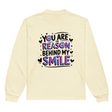 Positivity in Every Thread - Reason to Smile Design - - Long Sleeves T-shirts