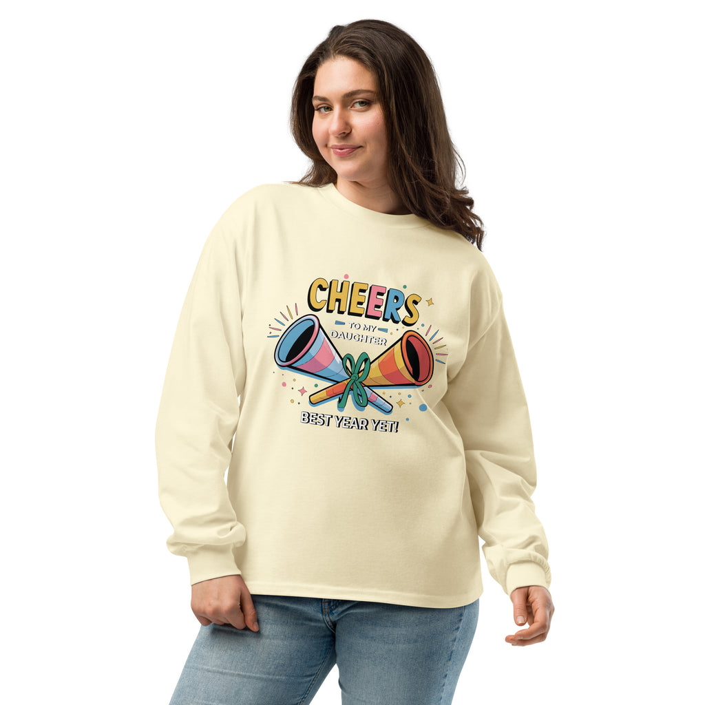 Celebrate Your Favorite Human with Style - Butter - Long Sleeve Shirt