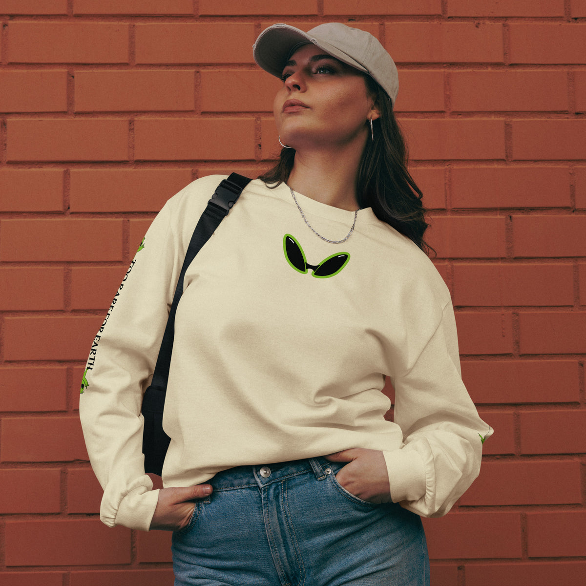 Cosmic Bestie – Out of This World Vibes - Butter - Long Sleeve Shirt