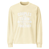 Train Together, Stay Together – Gym Couple Tee - Butter - Long Sleeve Shirt