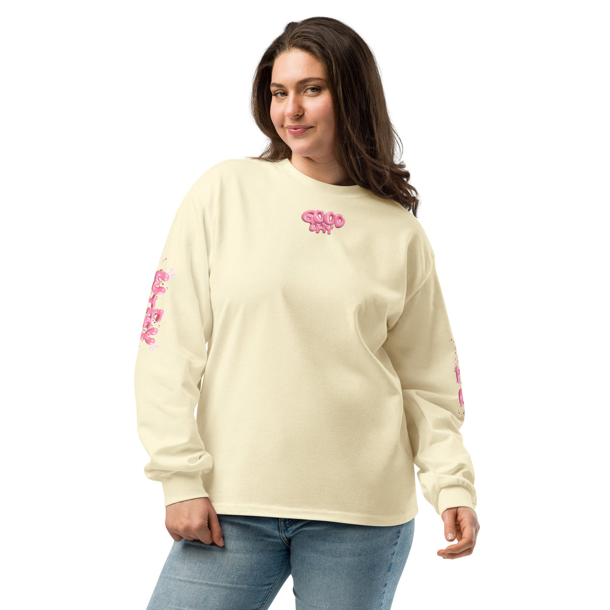 Love – Wife Edition: A Playful & Heartfelt Tee - Butter - Long Sleeve Shirt