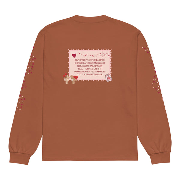 My Favorite Human – A Heartfelt Wife Tribute Tee - - Long Sleeve Shirt