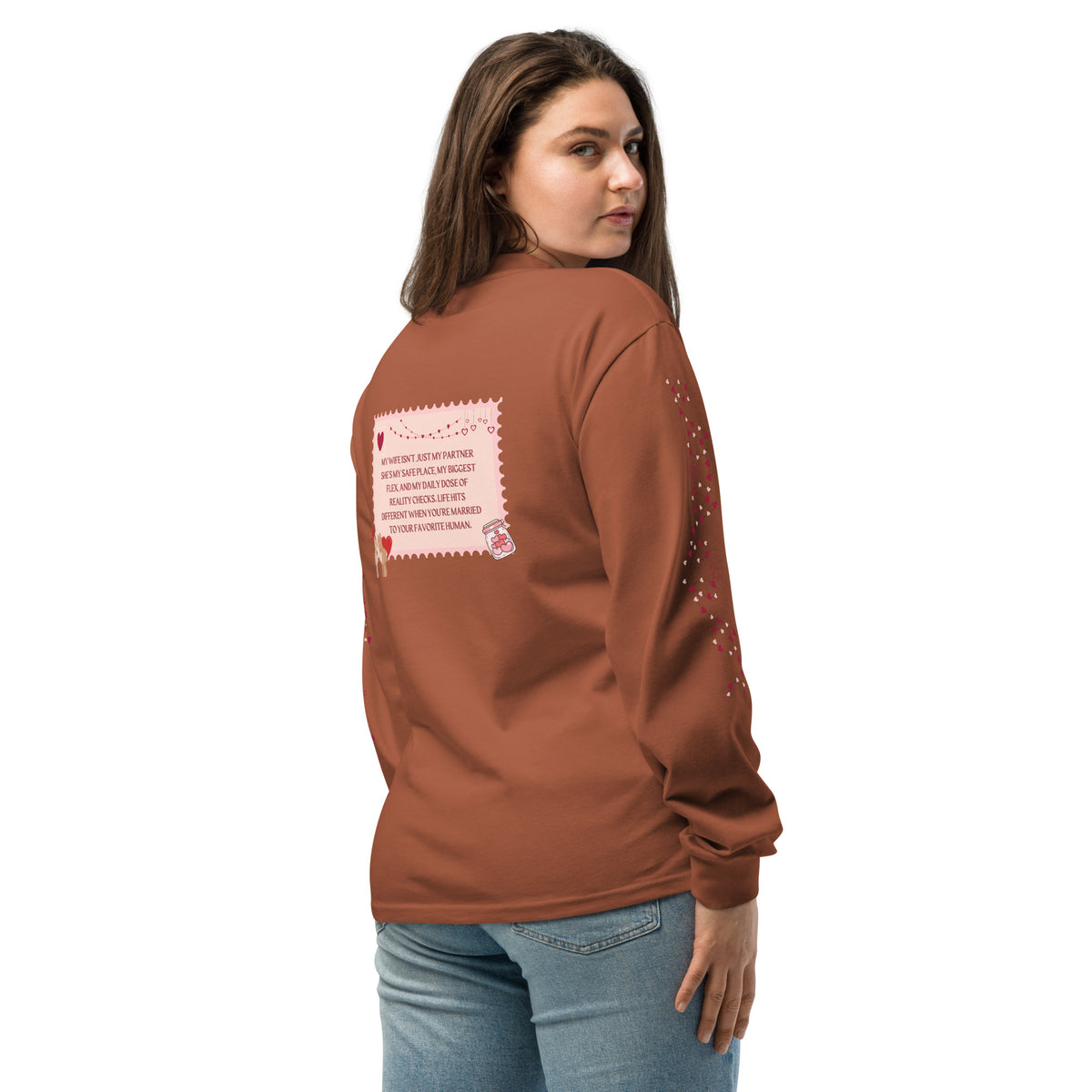 My Favorite Human – A Heartfelt Wife Tribute Tee - - Long Sleeve Shirt