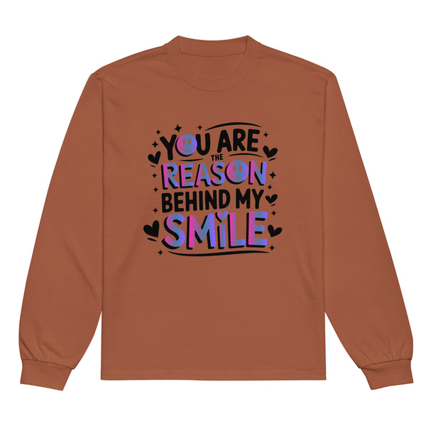 Positivity in Every Thread - Reason to Smile Design - - Long Sleeves T-shirts