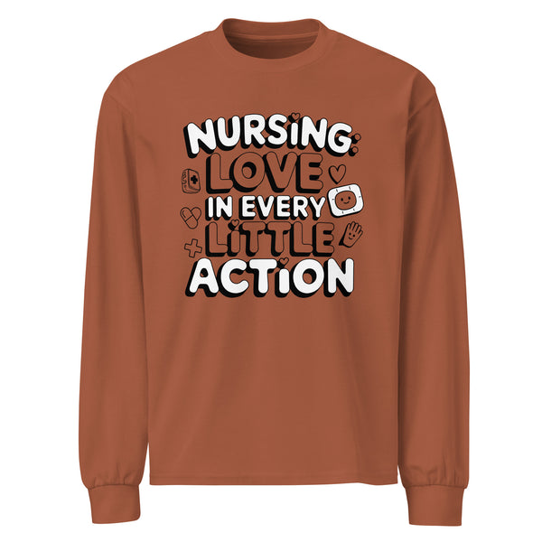 For the Nurse Who Heals with Every Action - Clay - Hoodies