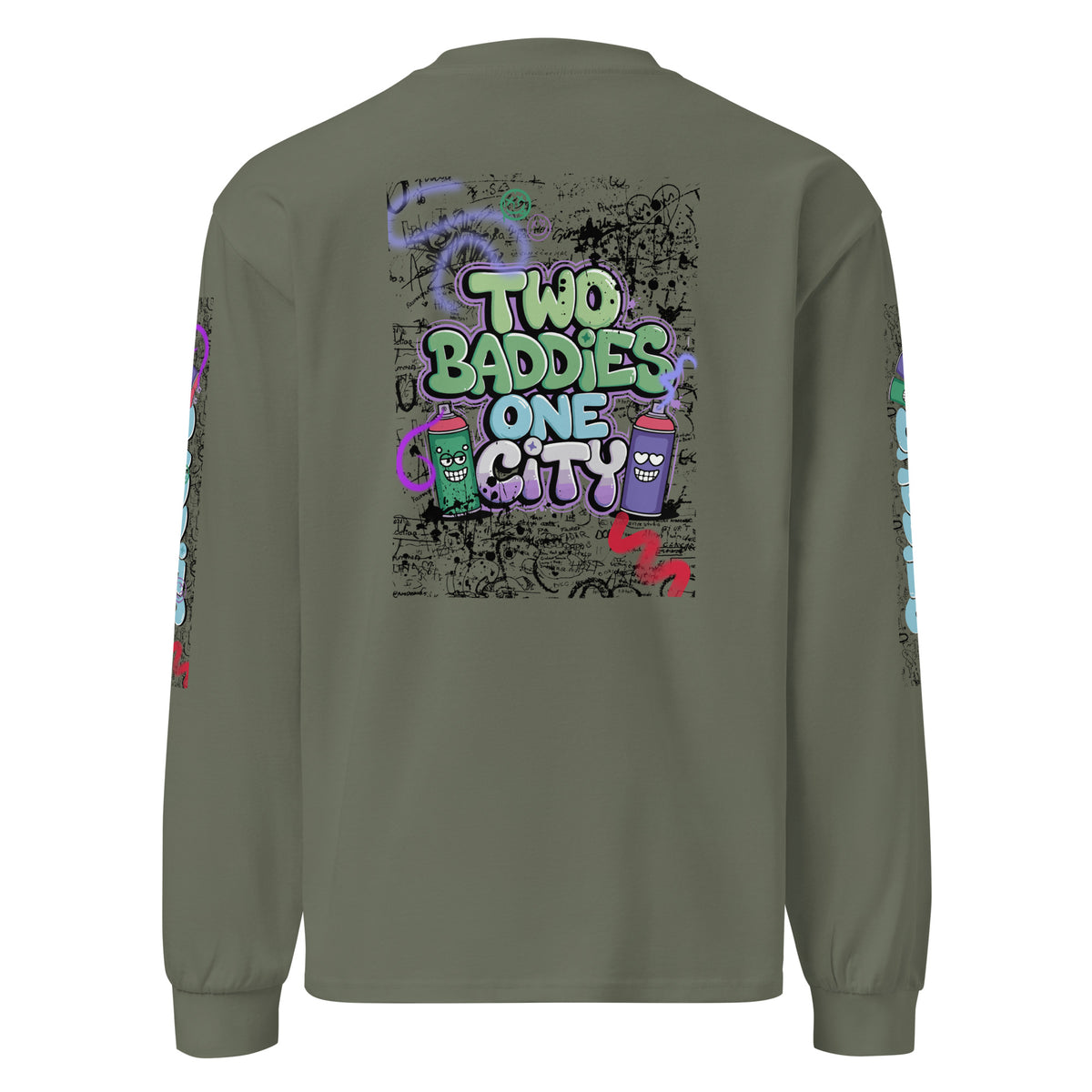 Two Baddies, One City – Bestie Street Style - - Long Sleeve Shirt