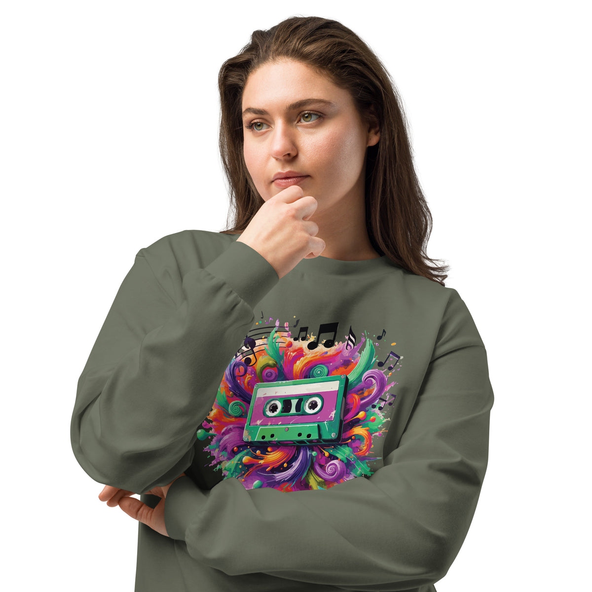 Vintage Beat - Nostalgic Cassette Design Shirt - - Long Sleeve T-shirts