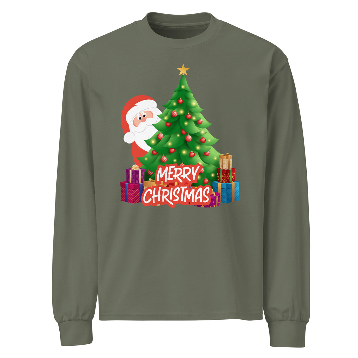 Merry & Bright - Santa’s Holiday Cheer Shirt - - Hoodies