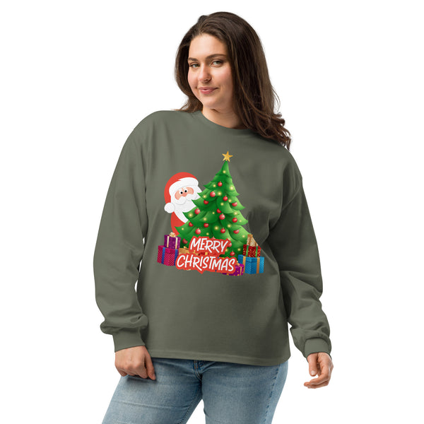 Merry & Bright - Santa’s Holiday Cheer Shirt - Cypress - Hoodies