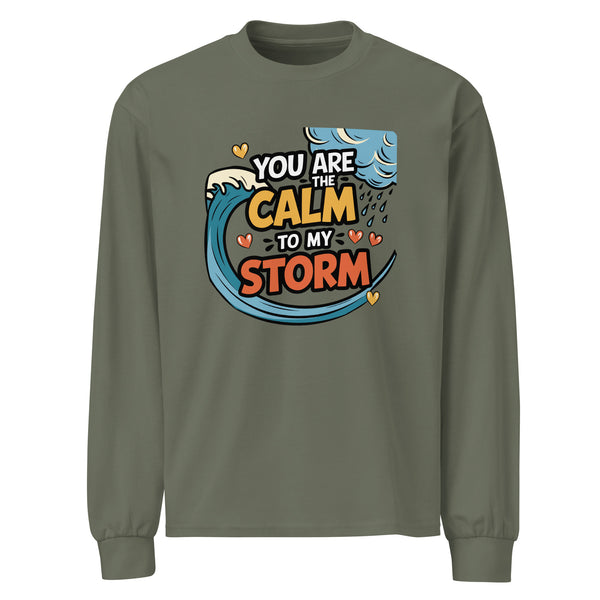 Calm to My Storm - A Love That Balances All - - Long Sleeves T-shirts