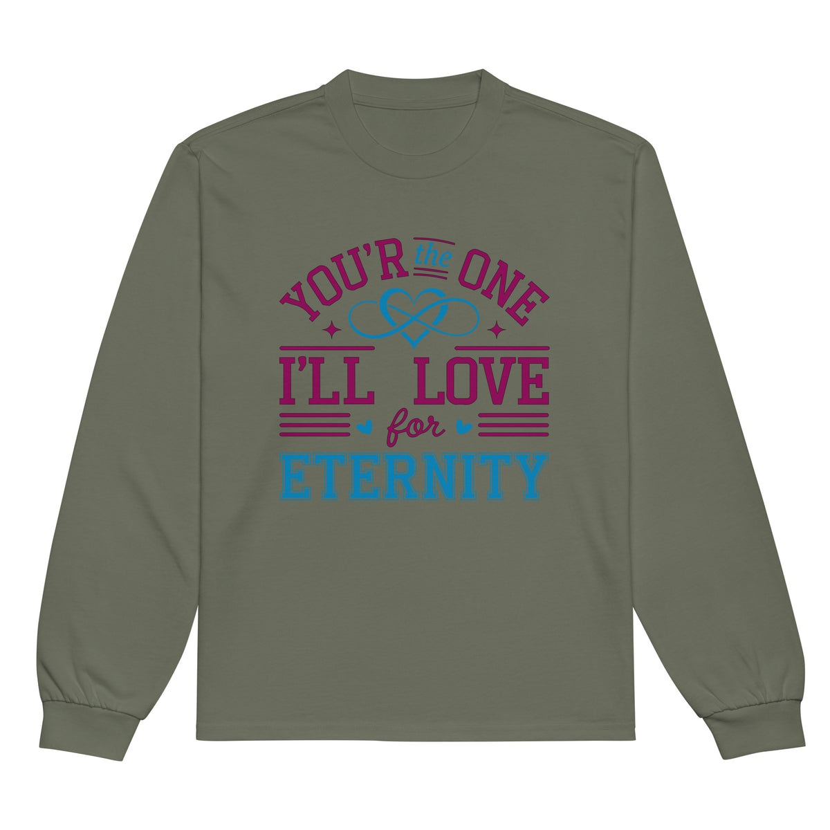 Endless Love in Every Stitch - Premium Boyfriend Long Sleeve - - Long Sleeves T-shirts