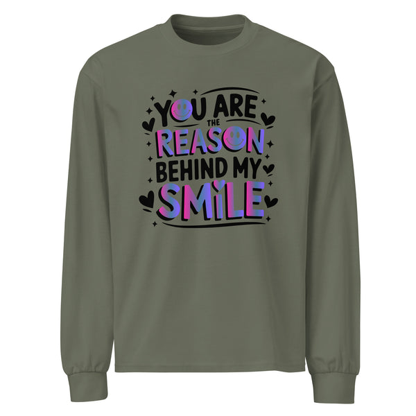 Positivity in Every Thread - Reason to Smile Design - Cypress - Long Sleeves T-shirts