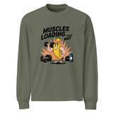 Muscles Loading... Please Wait – Fun Gym Tee - Cypress - Long Sleeve Shirt