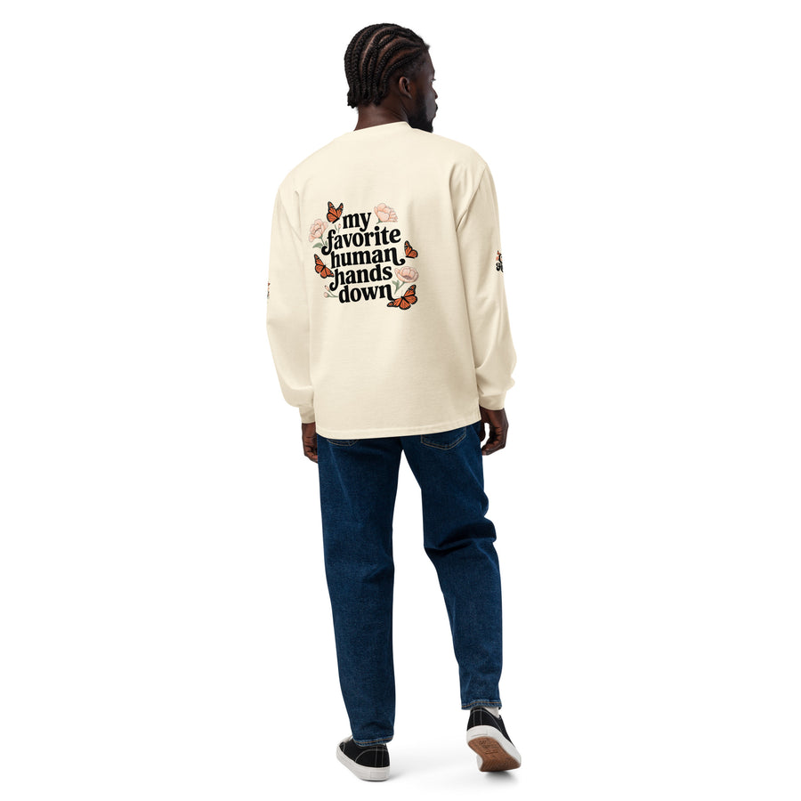My Favorite Human – Love in Full Bloom - - Long Sleeve Shirt