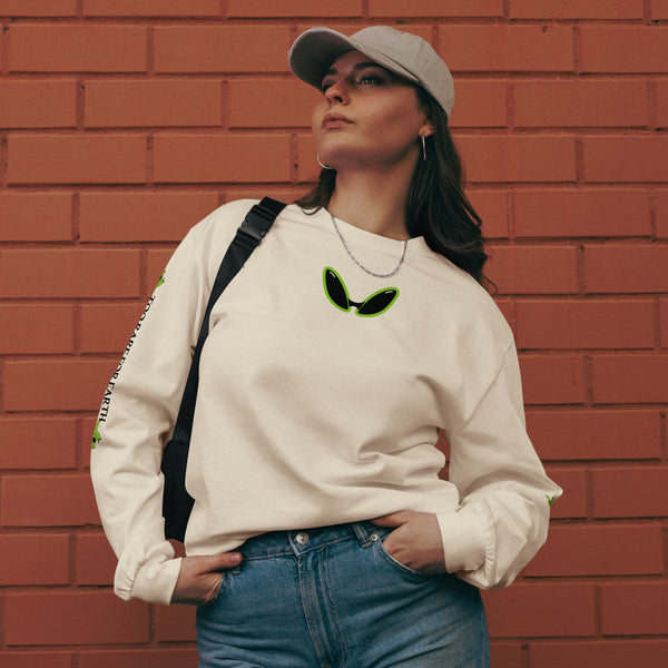 Cosmic Bestie – Out of This World Vibes - Ecru - Long Sleeve Shirt