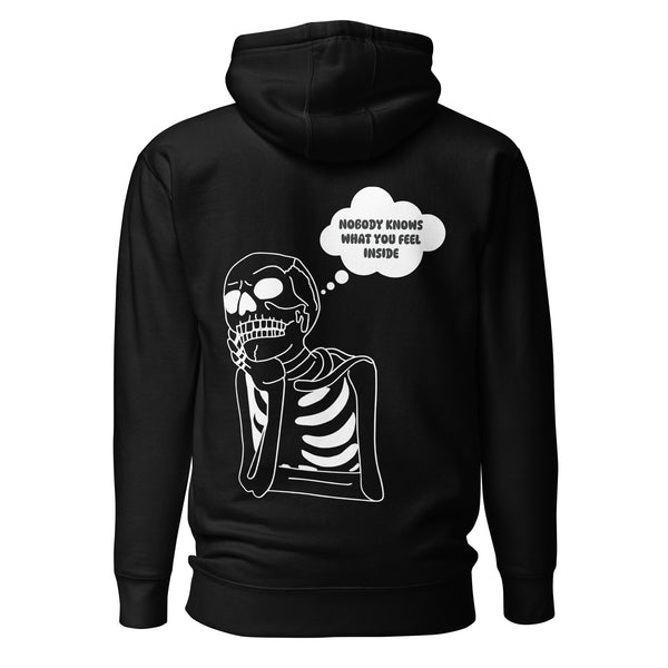 Introspective Skeleton Hoodie - Unveil the Hidden - - Unisex Hoodies