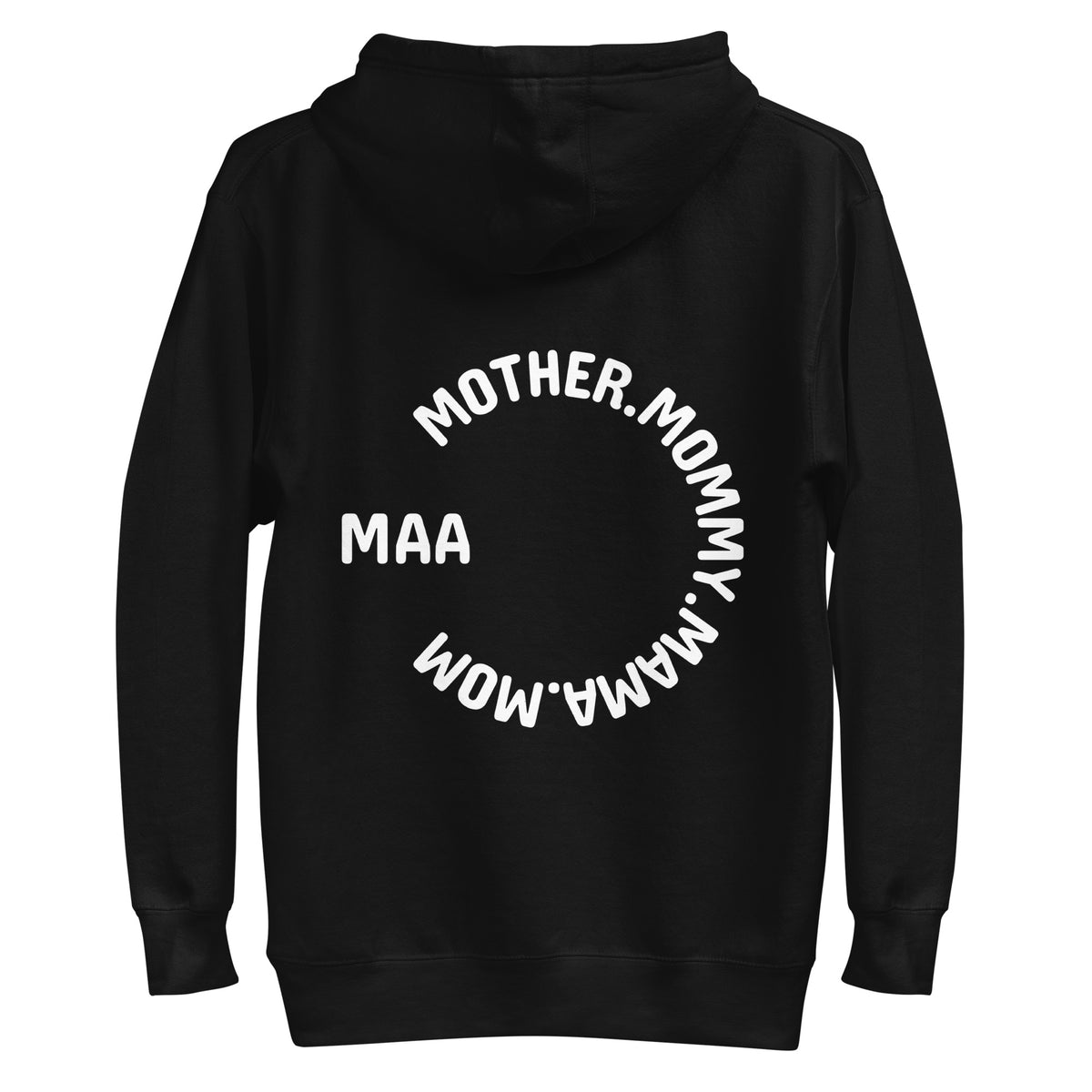 Motherhood Spiral Hoodie - Celebrating Every Mom - Black - Unisex Hoodies