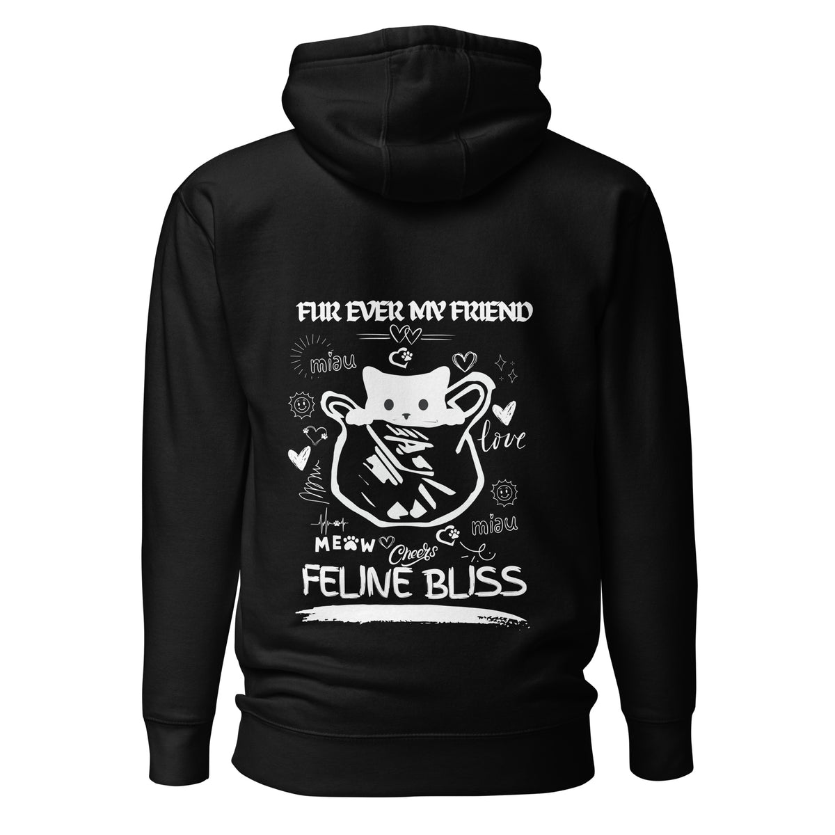 Forever Furry Friends - Cat Lover’s Dream Hoodie - - Hoodies